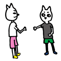 CLIMBING CAT sticker #5938583