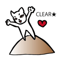 CLIMBING CAT sticker #5938586