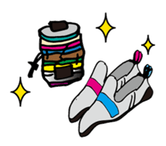 CLIMBING CAT sticker #5938589