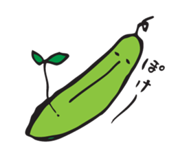 Happy tomato and cucumber life sticker #5938793