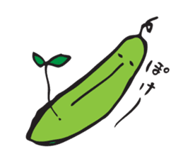 Happy tomato and cucumber life sticker #5938793