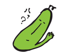 Happy tomato and cucumber life sticker #5938795