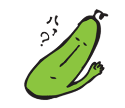 Happy tomato and cucumber life sticker #5938795