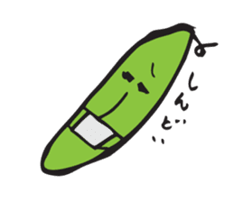 Happy tomato and cucumber life sticker #5938796