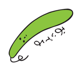 Happy tomato and cucumber life sticker #5938797
