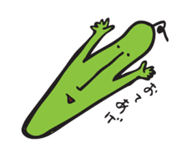 Happy tomato and cucumber life sticker #5938798