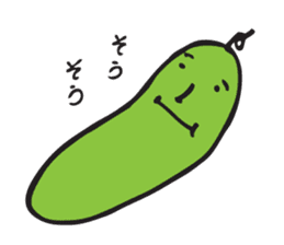Happy tomato and cucumber life sticker #5938805