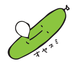 Happy tomato and cucumber life sticker #5938806