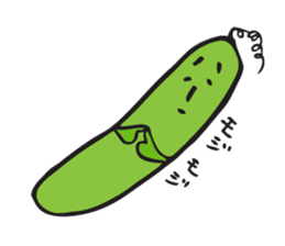 Happy tomato and cucumber life sticker #5938807