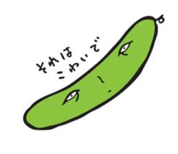 Happy tomato and cucumber life sticker #5938808
