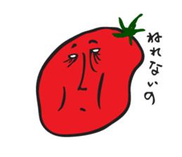Happy tomato and cucumber life sticker #5938814