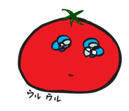 Happy tomato and cucumber life sticker #5938815