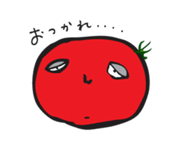 Happy tomato and cucumber life sticker #5938819