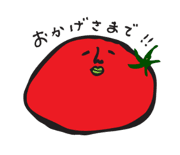 Happy tomato and cucumber life sticker #5938821