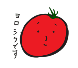 Happy tomato and cucumber life sticker #5938823
