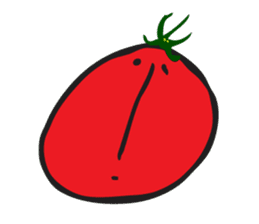 Happy tomato and cucumber life sticker #5938830