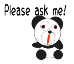 GOOD PANDA 'YOSHI-PAN!'  [English] sticker #5938952