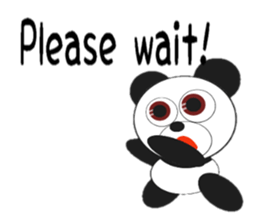 GOOD PANDA 'YOSHI-PAN!'  [English] sticker #5938957