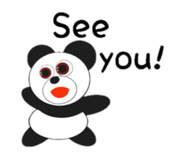 GOOD PANDA 'YOSHI-PAN!'  [English] sticker #5938961