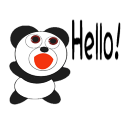 GOOD PANDA 'YOSHI-PAN!'  [English] sticker #5938962