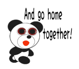 GOOD PANDA 'YOSHI-PAN!'  [English] sticker #5938967
