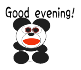 GOOD PANDA 'YOSHI-PAN!'  [English] sticker #5938972