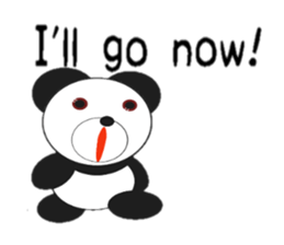 GOOD PANDA 'YOSHI-PAN!'  [English] sticker #5938979