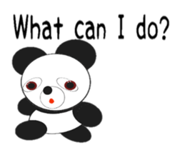 GOOD PANDA 'YOSHI-PAN!'  [English] sticker #5938981