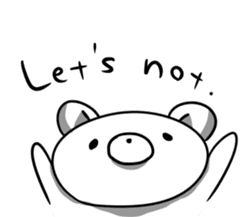 Big bro bear(English ver.) sticker #5939673