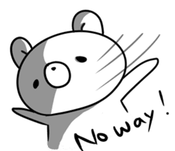 Big bro bear(English ver.) sticker #5939674