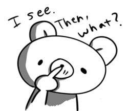 Big bro bear(English ver.) sticker #5939675