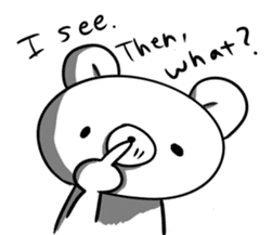 Big bro bear(English ver.) sticker #5939675