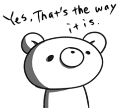 Big bro bear(English ver.) sticker #5939676