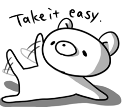 Big bro bear(English ver.) sticker #5939677