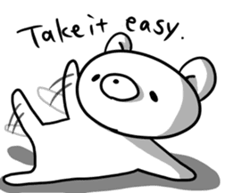 Big bro bear(English ver.) sticker #5939677