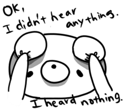 Big bro bear(English ver.) sticker #5939678