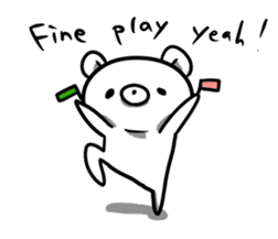 Big bro bear(English ver.) sticker #5939680