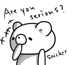 Big bro bear(English ver.) sticker #5939686