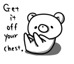 Big bro bear(English ver.) sticker #5939687