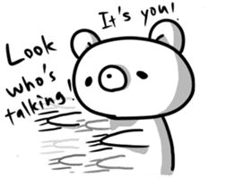 Big bro bear(English ver.) sticker #5939691