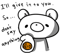 Big bro bear(English ver.) sticker #5939693