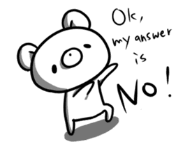 Big bro bear(English ver.) sticker #5939694