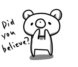 Big bro bear(English ver.) sticker #5939696