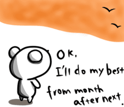 Big bro bear(English ver.) sticker #5939697