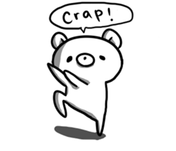 Big bro bear(English ver.) sticker #5939701