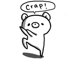 Big bro bear(English ver.) sticker #5939701