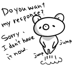 Big bro bear(English ver.) sticker #5939708