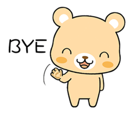 Bear locked in display sticker #5940035