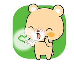 Bear locked in display sticker #5940042