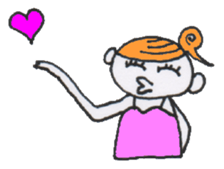 Japanese HOSTESS A sticker #5940102